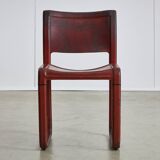 Set of 4 Sistina Strap Chair by Tito Agnoli for Matteo Grassi, 1980s