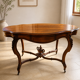Violin side table in solid mahogany