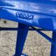 Genuine tolix h75 industrial metal bar stool, stackable, blue.