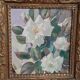 Oil painting, still life with roses
