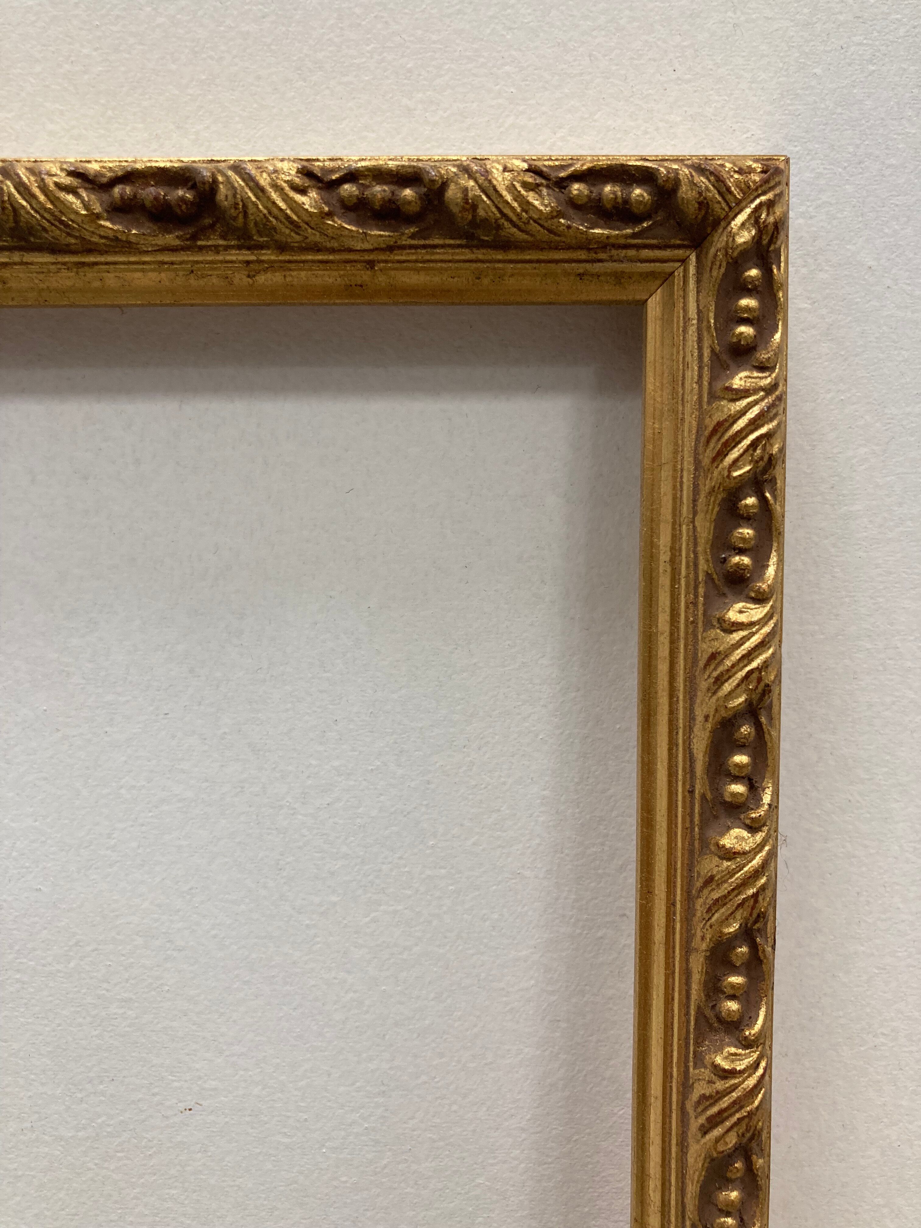 Golden vintage square frame