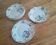 Set of 8 flat plates K and G Lunéville model "Evreux"
