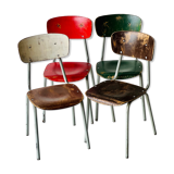 Ensemble de 4 chaises vintage