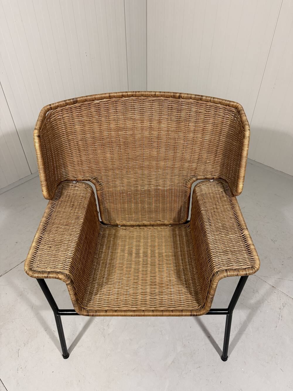 Wouter Fens rattan chair Gebr. Jonker Netherlands 1960’s