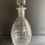 Carafe with cap - Guilloche crystal