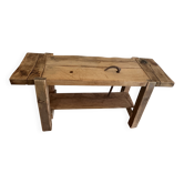 Old oak carpenter's bench