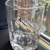 6 Baccarat whiskey tumblers – ½ strong crystal - Art Nouveau