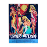 Original cinema poster 1964 forbidden universe displays 120x160 cm