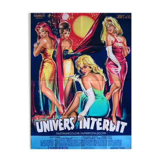 Original cinema poster 1964 forbidden universe displays 120x160 cm