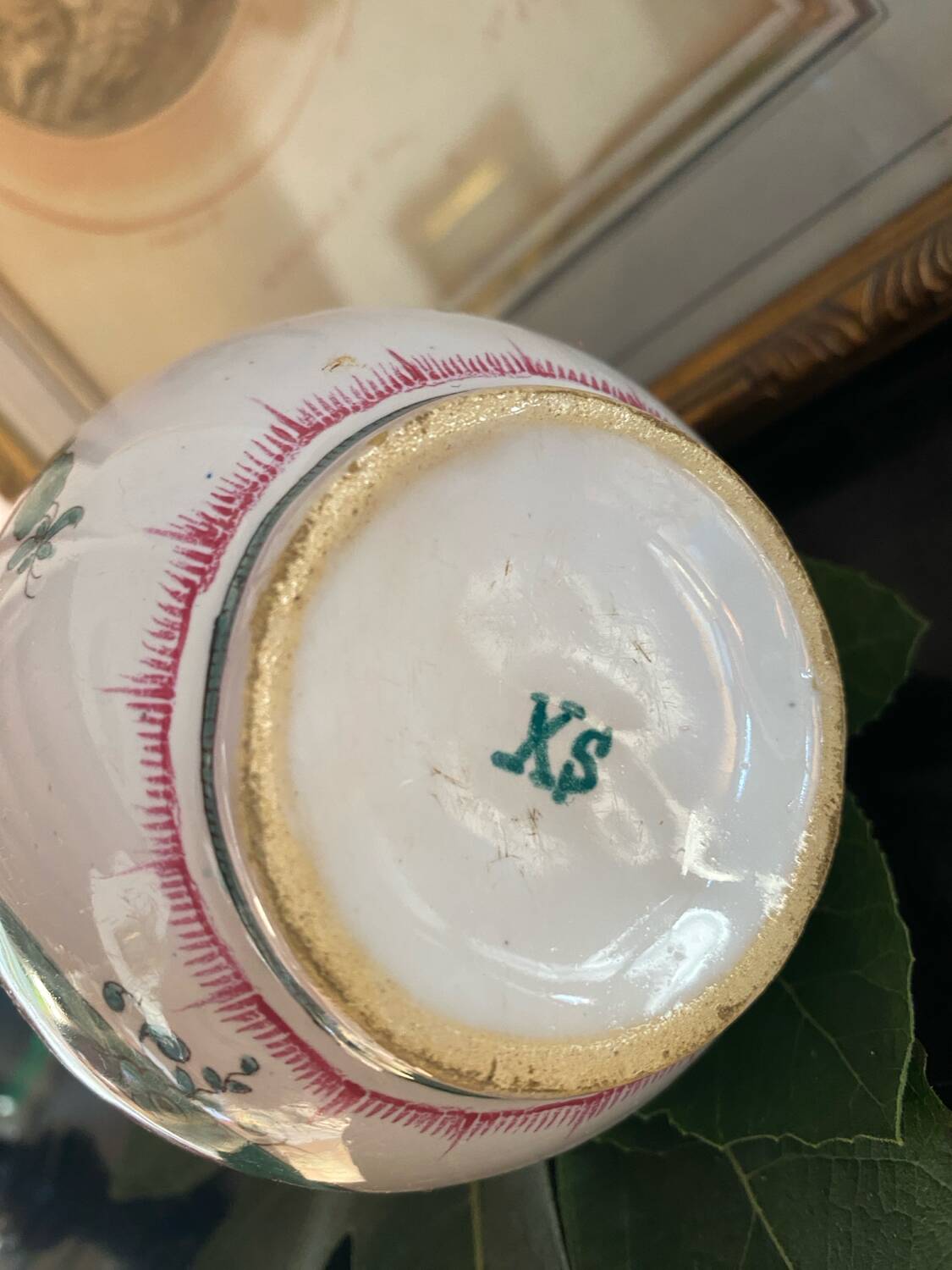 19th century earthenware cream pitcher