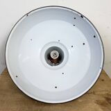 Industrial Green Enamel Factory Pendant Lamp, 1960s