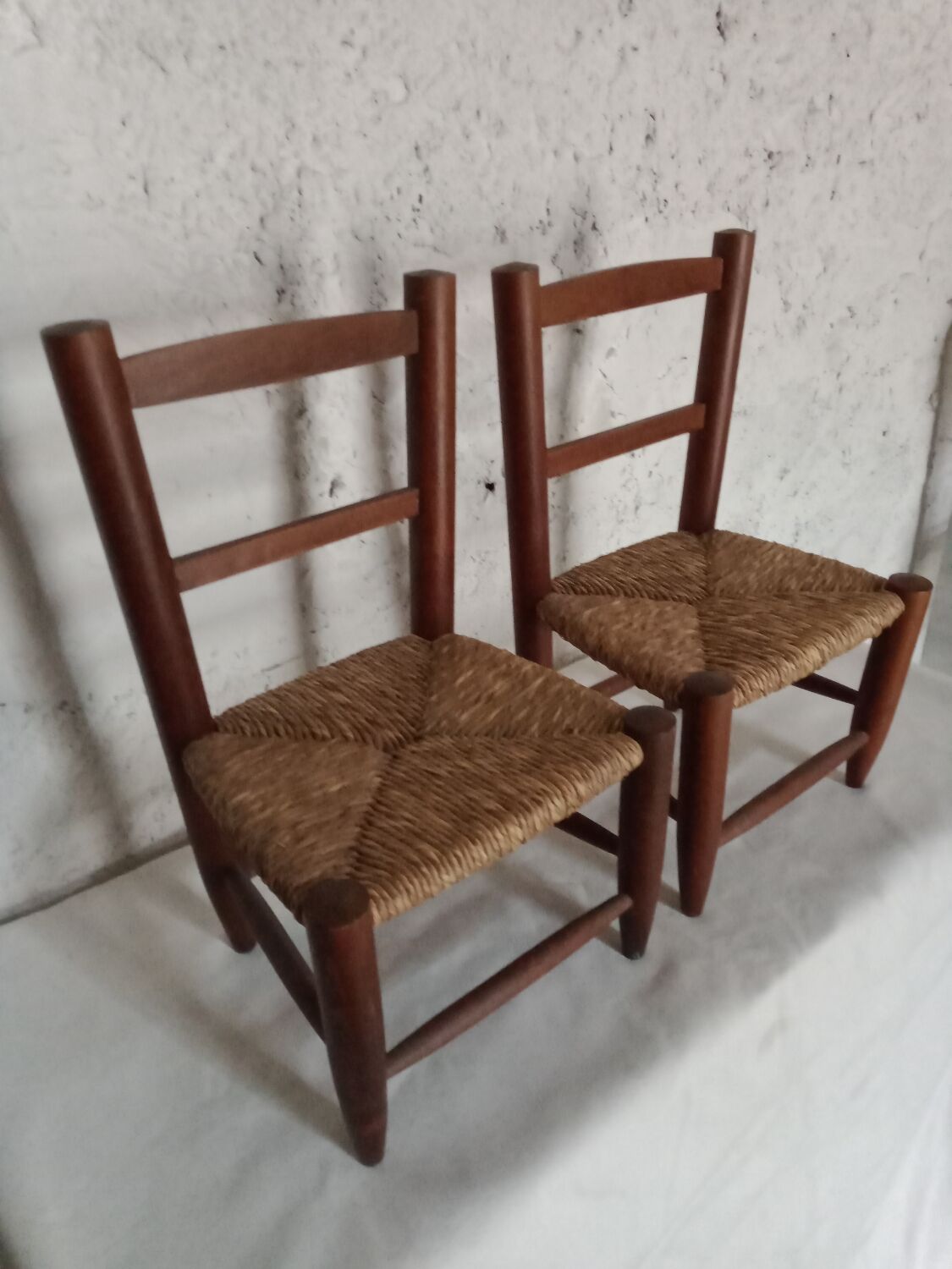 Wooden doll chairs