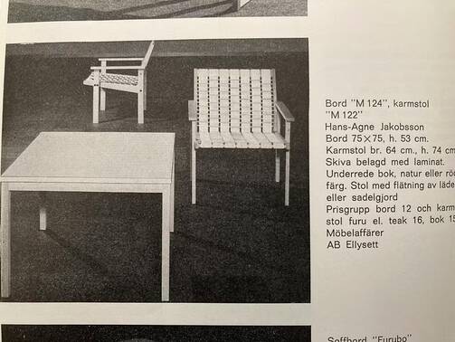 Rare Hans Agne Jakobsson armchair in leather and wood. Circa 1970