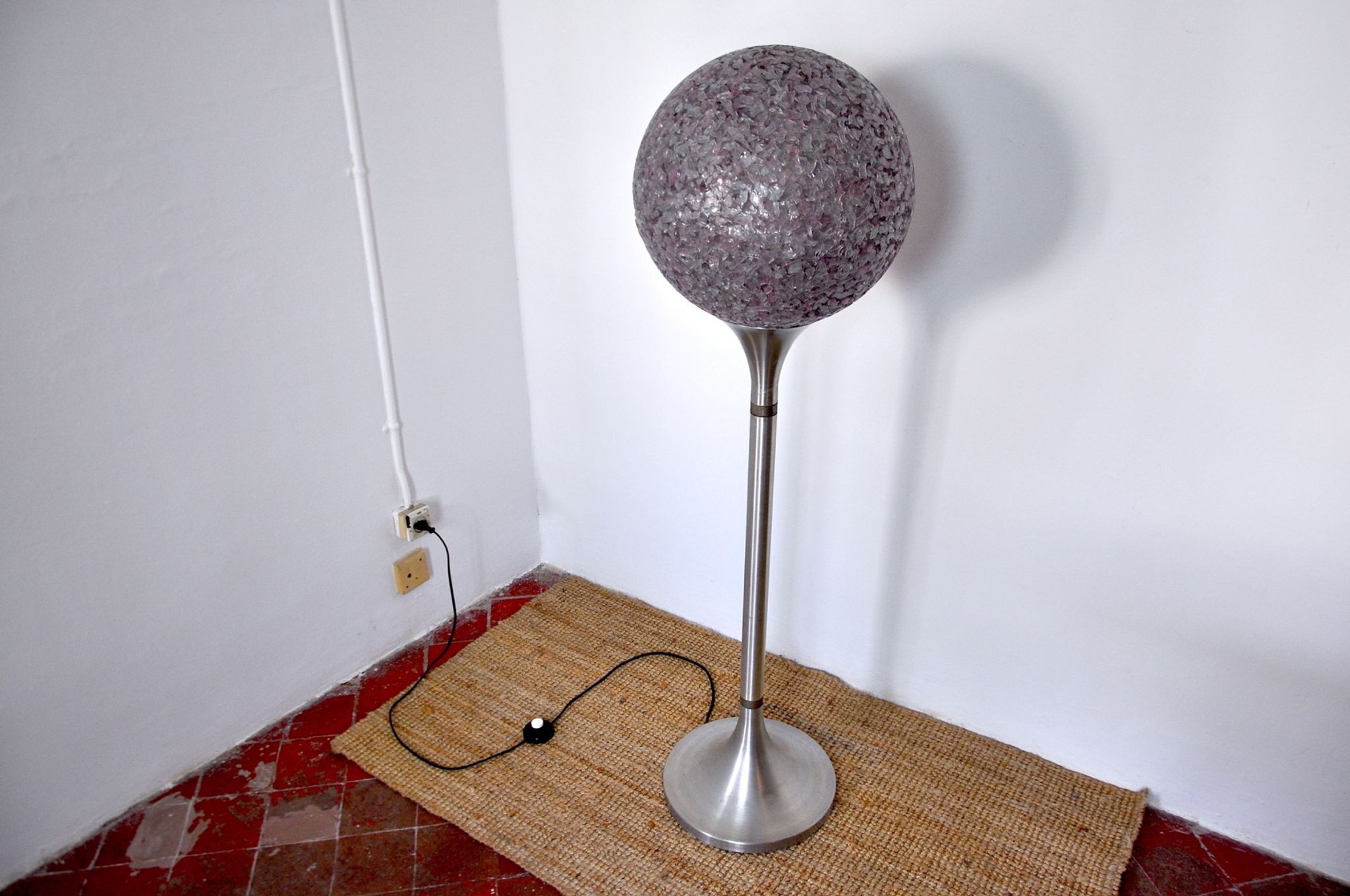 Spherical lamppost in Metcicrylate, Space age, 1970