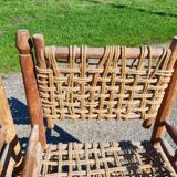 Wood and Rope Armchairs