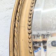 Miroir ovale style Louis XVI 40x54cm