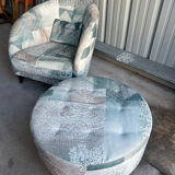 Fama armchair + footrest