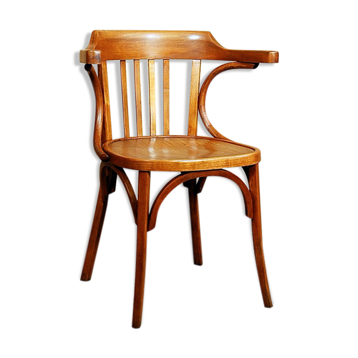 Fauteuil bistrot bureau école Baumann n°21 années 50