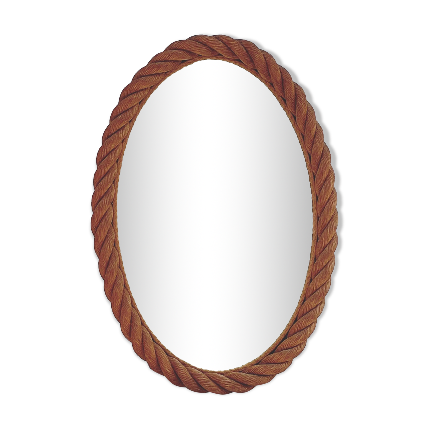 Oval rope mirror  1960s