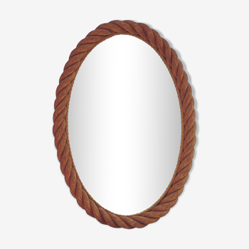 Oval rope mirror  1960s