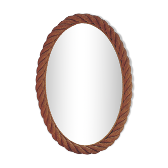 Oval rope mirror  1960s