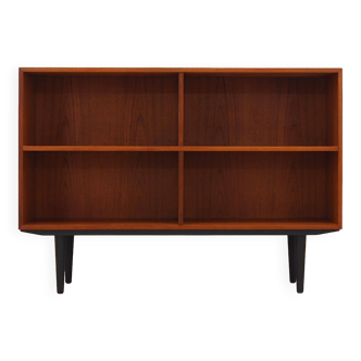 Teak bookcase, Danish design, 1970s, production: Denmark