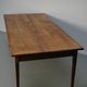 Rustic French Farmhouse Oak Dining Table from the Early 20th Century