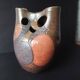 Vintage 1970s art ceramic owl – In the style of Georges Martin