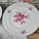 Coffee set 16 pieces porcelain bavaria white décor pink roses