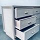 Washed Rattan Chest of Drawers, 1980s