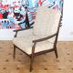 Fauteuil relax vintage en bois de style scandinave, 1950