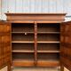 Spanish furniture with carved wood profiles and coats of arms from the 1950s.
