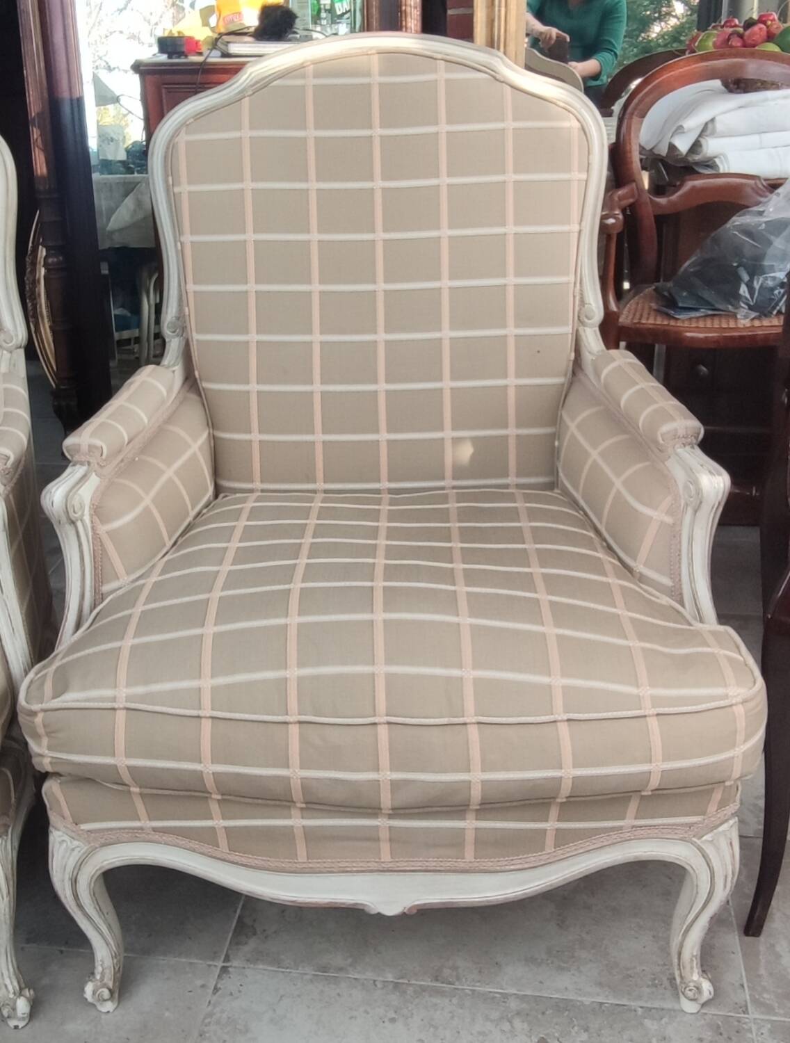 Ancienne Paire de bergères Style Louis XV