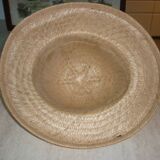 Chapeau colonial, safari en paille