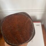 Brutalist wooden vase from the 80s