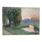 Landscape signed Bellanger