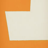 Peinture abstraite originale, Forme jaune Y01