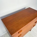 Commode secrétaire en teck danois vintage des années 1960 par Børge Mogensen