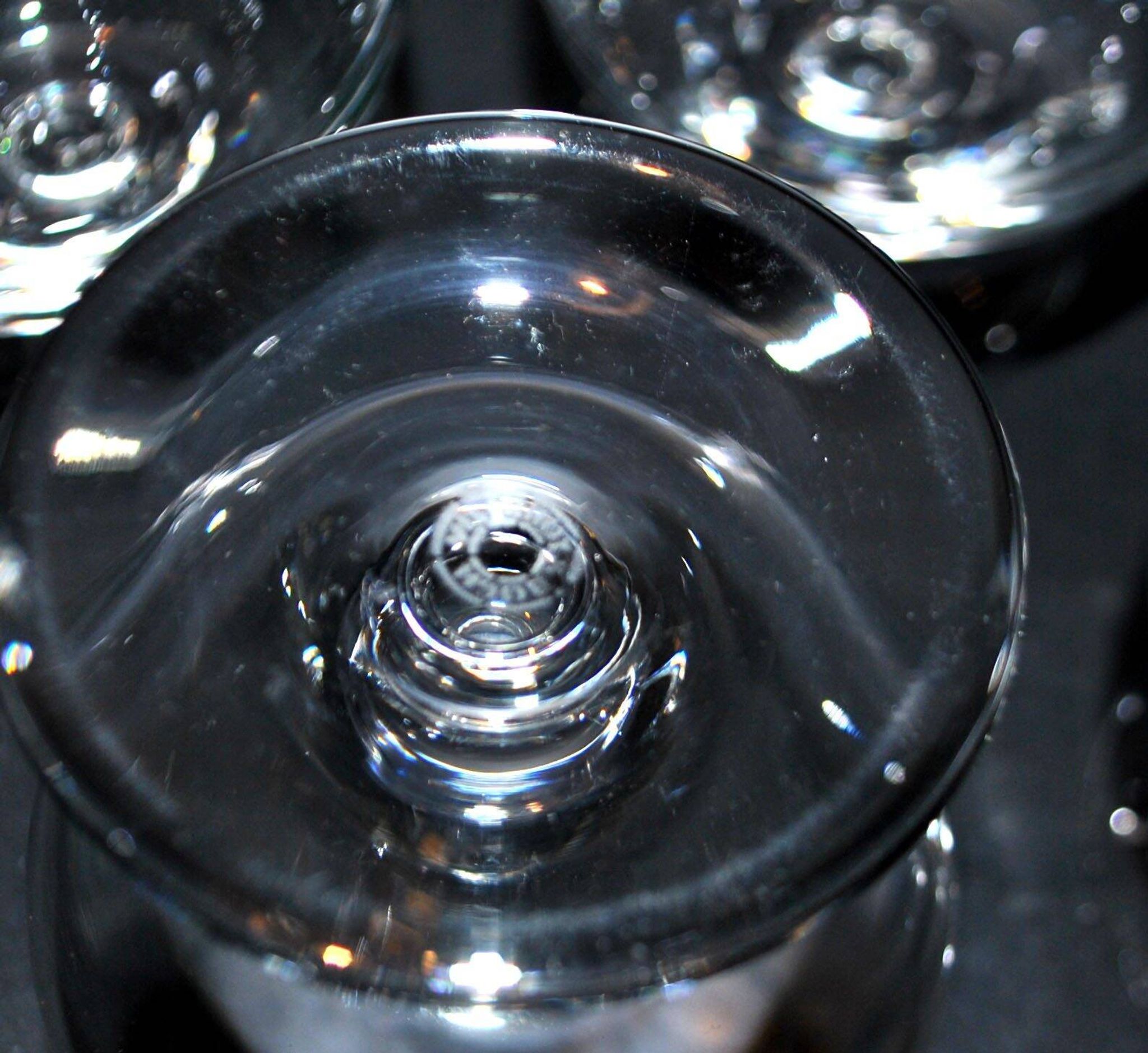 V&B Villeroy & Boch set of 5 crystal balloon glasses for cognac and brandy