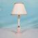 Bohemian chic natural stone table lamp, mid-century onyx table lamp.