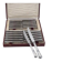 Sfam Sans Gêne, Empire, 24 knives: 12 table knives + 12 dessert, cheese knives.