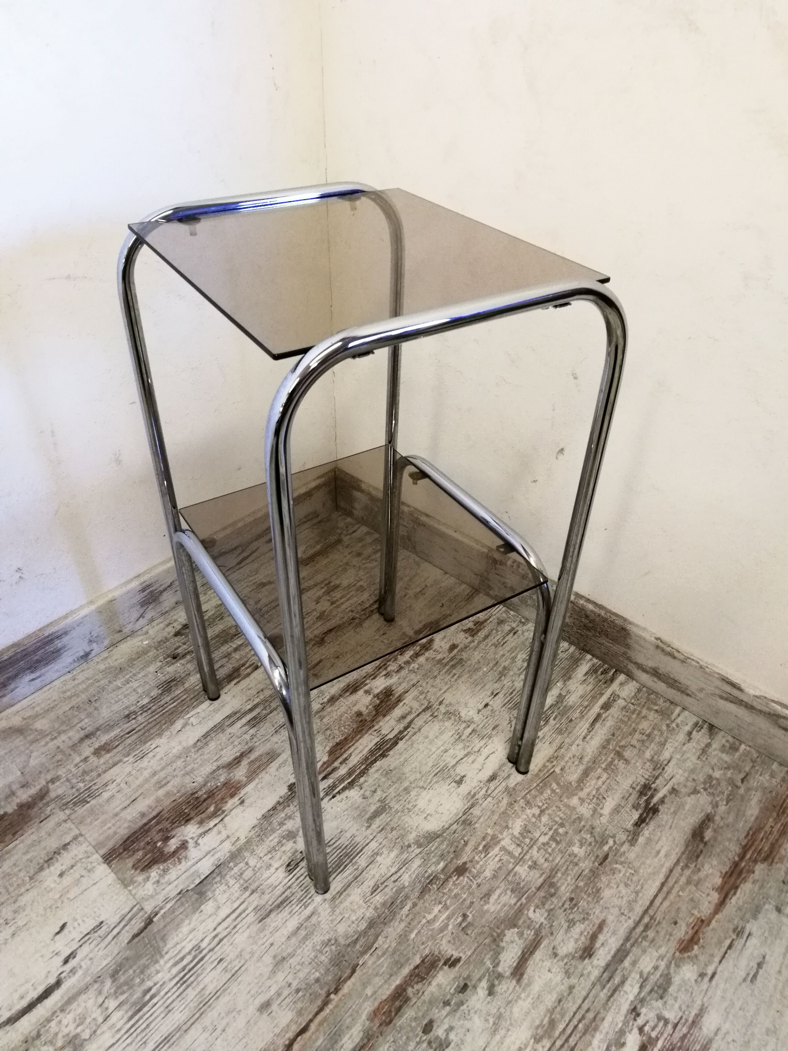 Vintage glass shelf