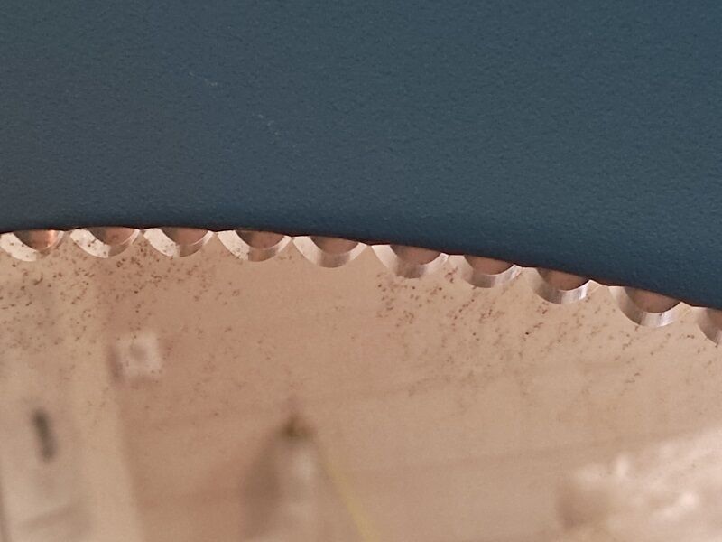 Oval beveled mirror patinated art deco 35x50cm