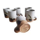 Mugs or mugs Pottery of La Colombe