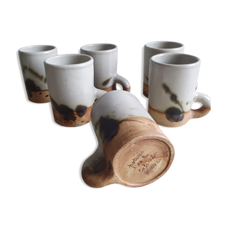 Mugs or mugs Pottery of La Colombe