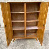 Rattan style wooden cabinet