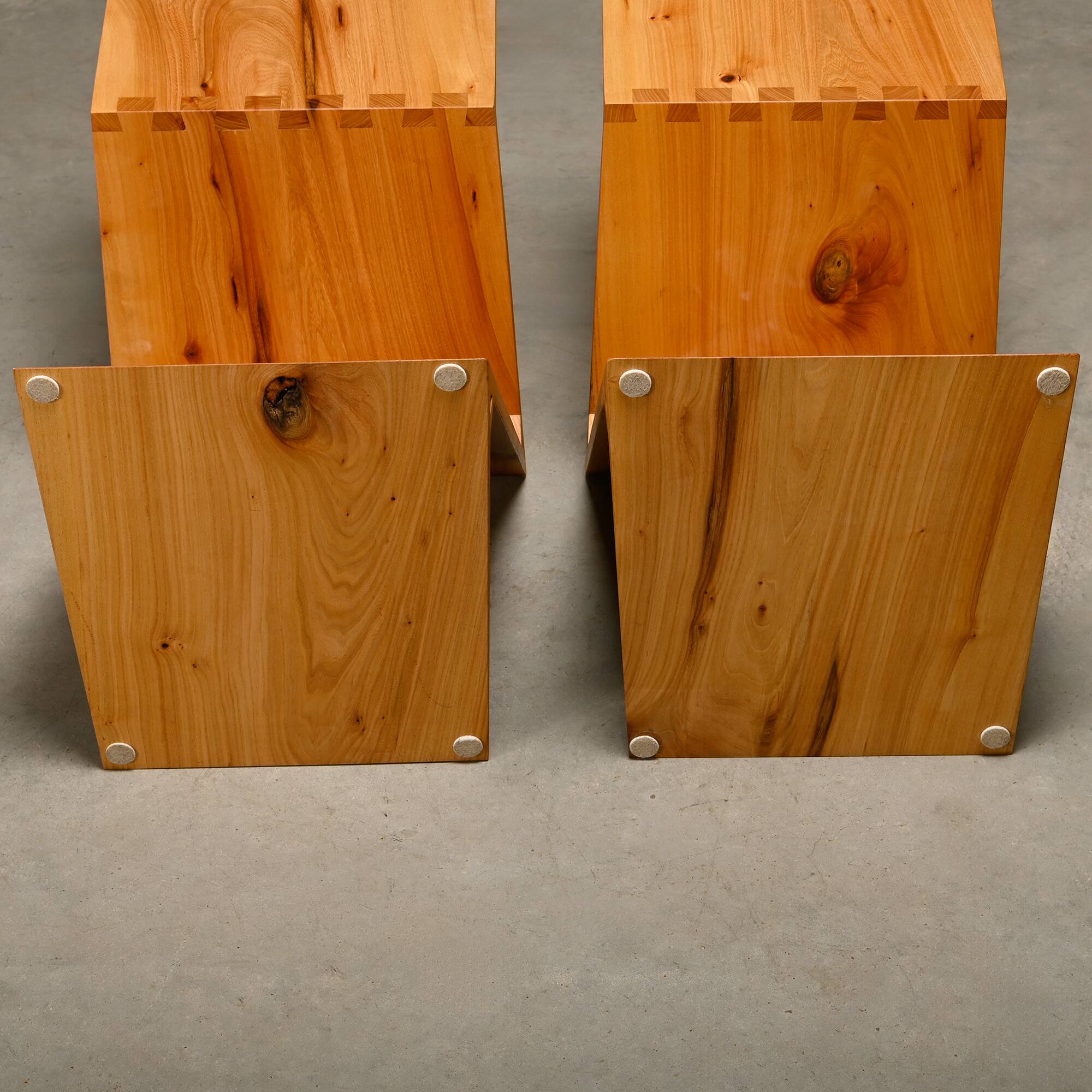 Zig Zag Chair after Gerrit Rietveld in solid Pine