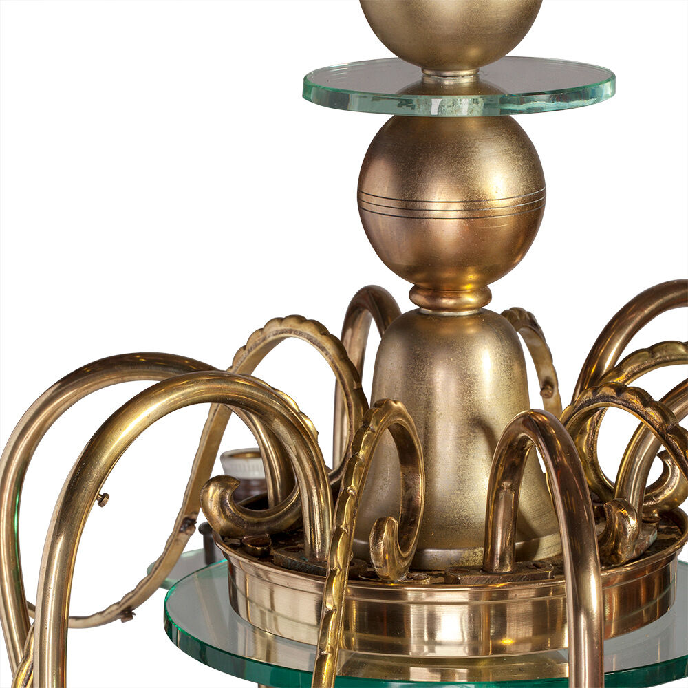 Great chandelier 6 lights with glass cups