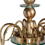 Great chandelier 6 lights with glass cups