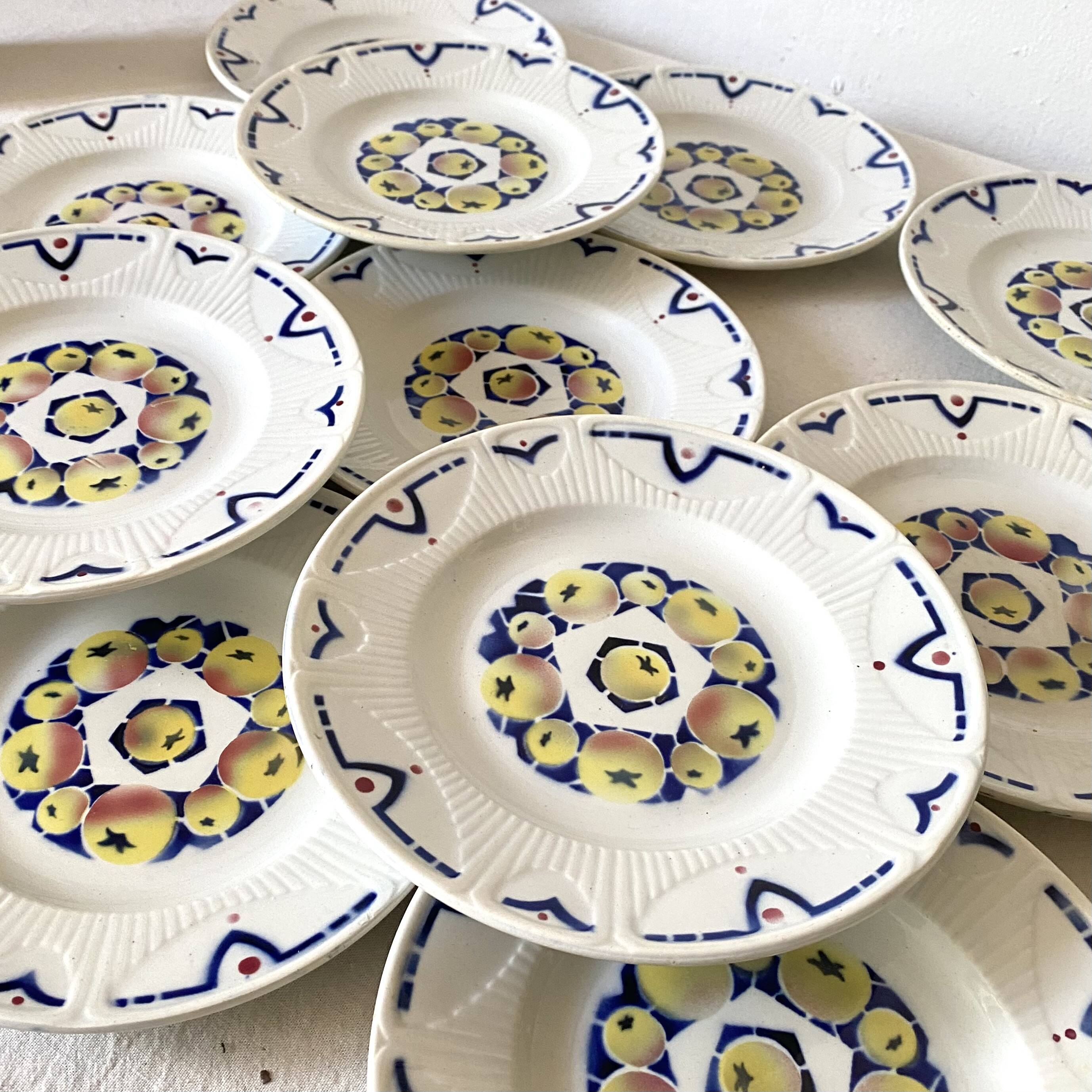 Amandinoise St Amand Art Deco Dessert Service